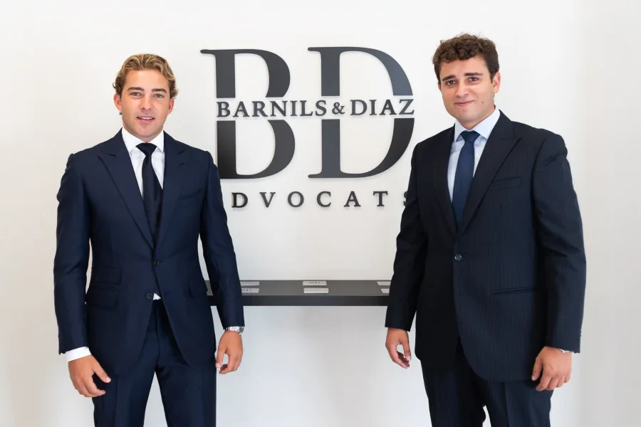 David Barnils i Pol Díaz al despatx de Barnils & Díaz Advocats a Mataró
